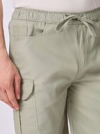 Dori Side Pocket Bermuda Shorts Sage Green 5