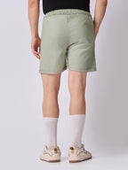 Down-Fold Cuff Shorts Sage Green 4