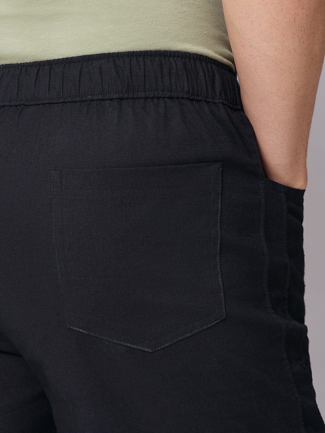 Dori Side Pocket Cargo Trousers Black 6