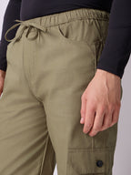 Dori Side Pocket Cargo Trousers Olive 5