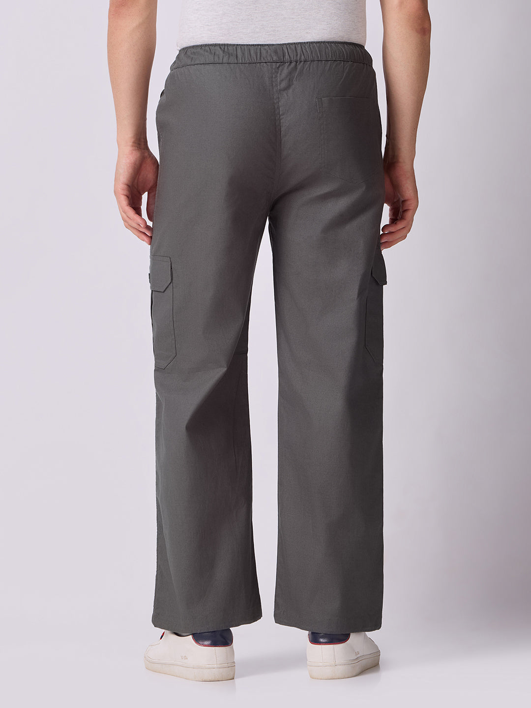 Dori Side Pocket Cargo Trousers Grey 4