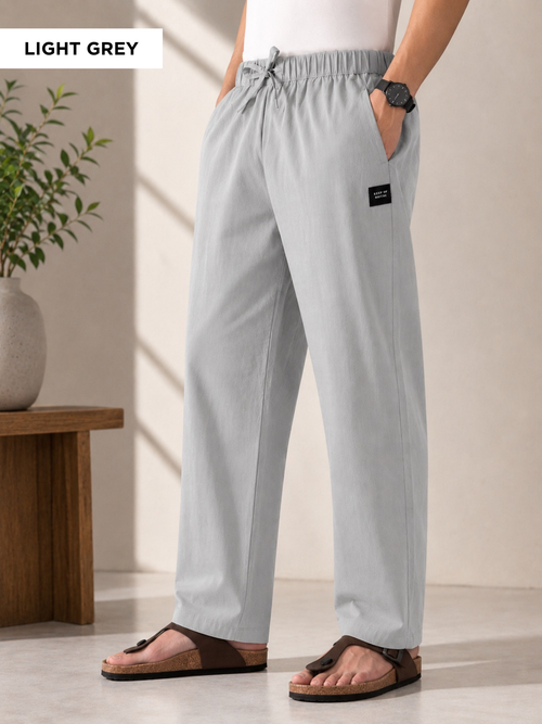 Grey Loose-fit Pyjama Pants